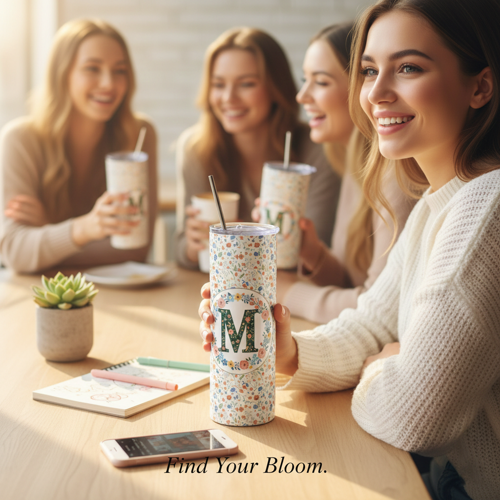 Alphabet 'M' Tumbler