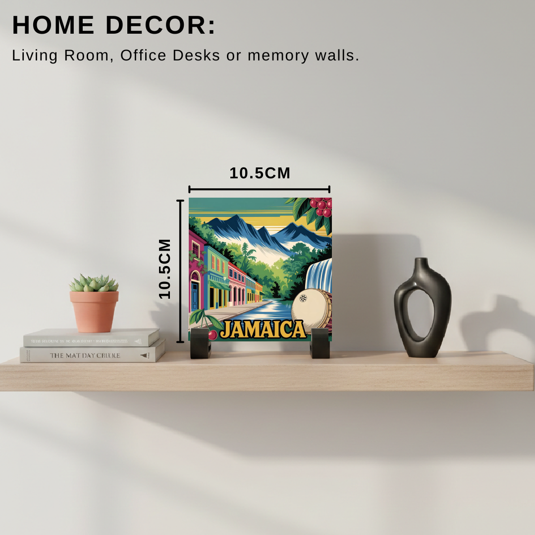 Ceramic Tile - Art Decor: JAMAICA