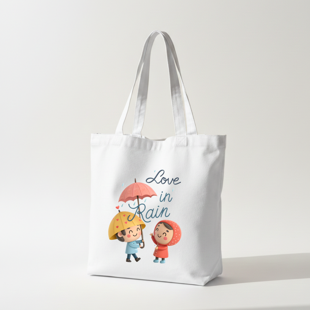 Tote Bag - Love In Rain