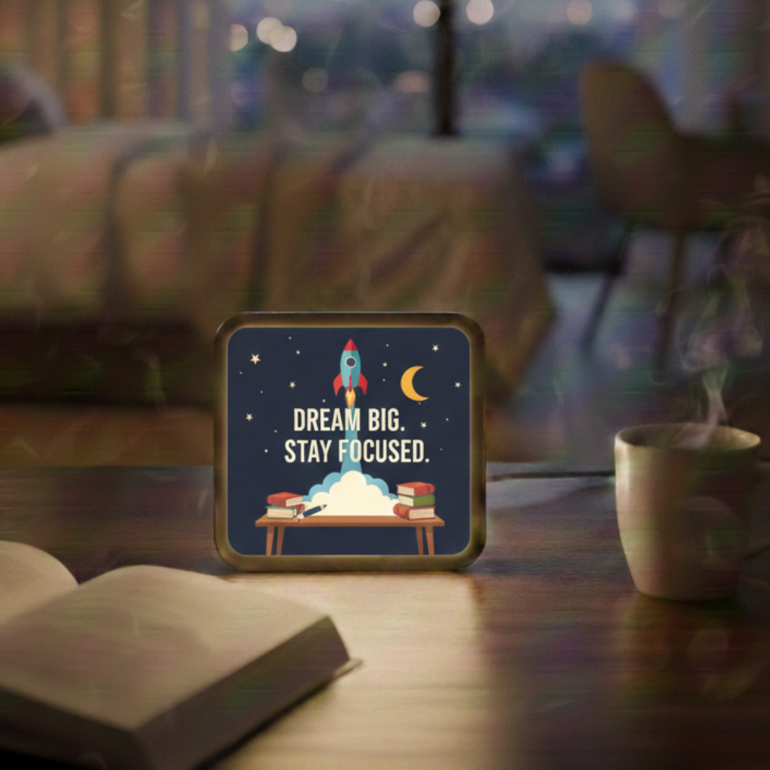 DREAM BIG STAY FOCUSED - LED Lamp