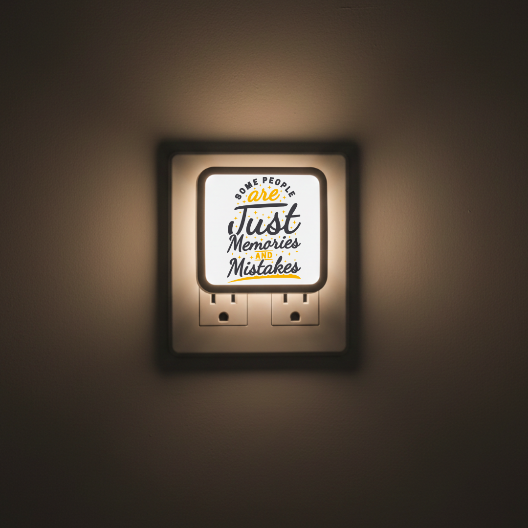 Some People Are Just Memories And Mistakes - LED Lamp