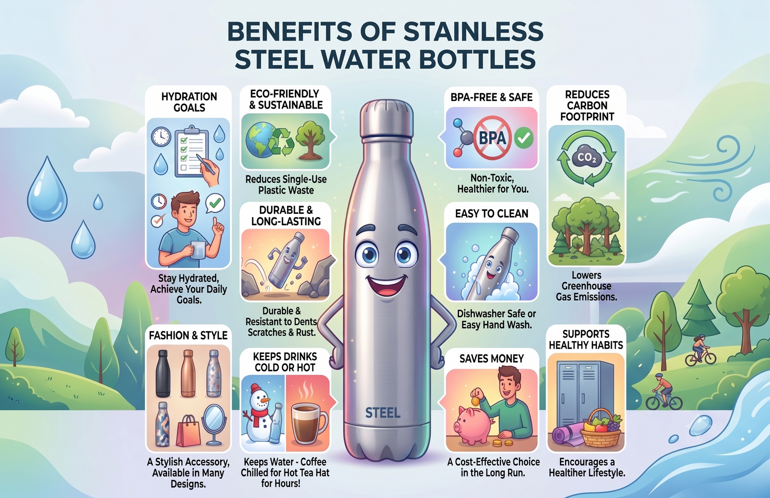Stainless Steel Double Wall Bottle