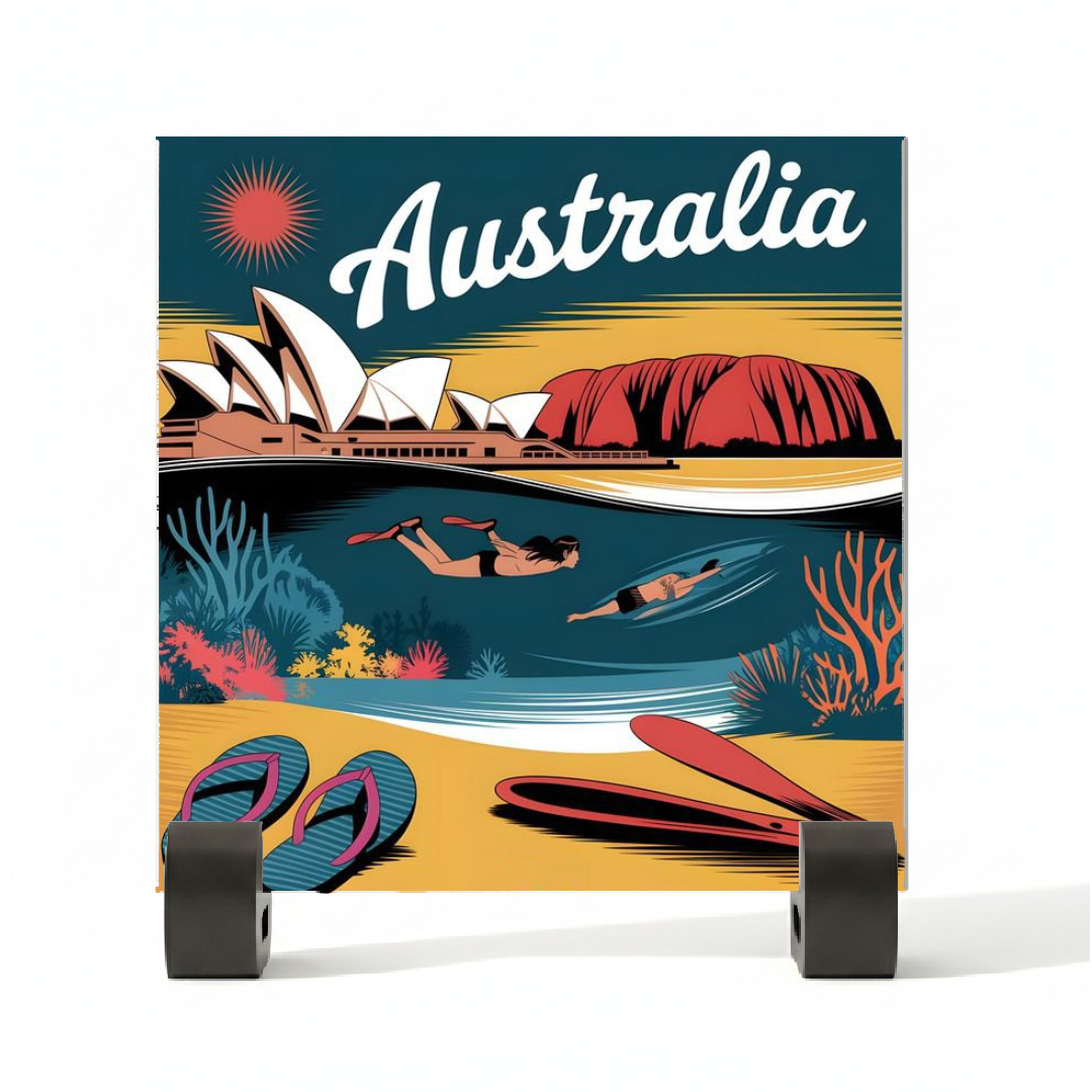Ceramic Tile - Art Decor: Australia