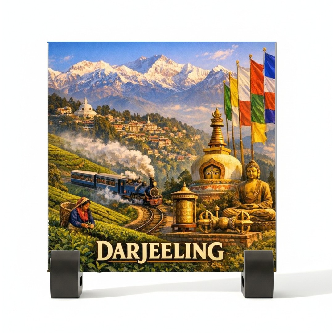 Ceramic Tile - Art Decor: Darjeeling