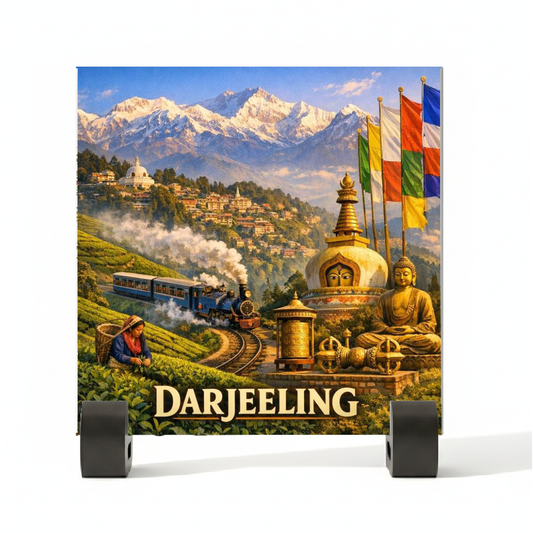 Ceramic Tile - Art Decor: Darjeeling