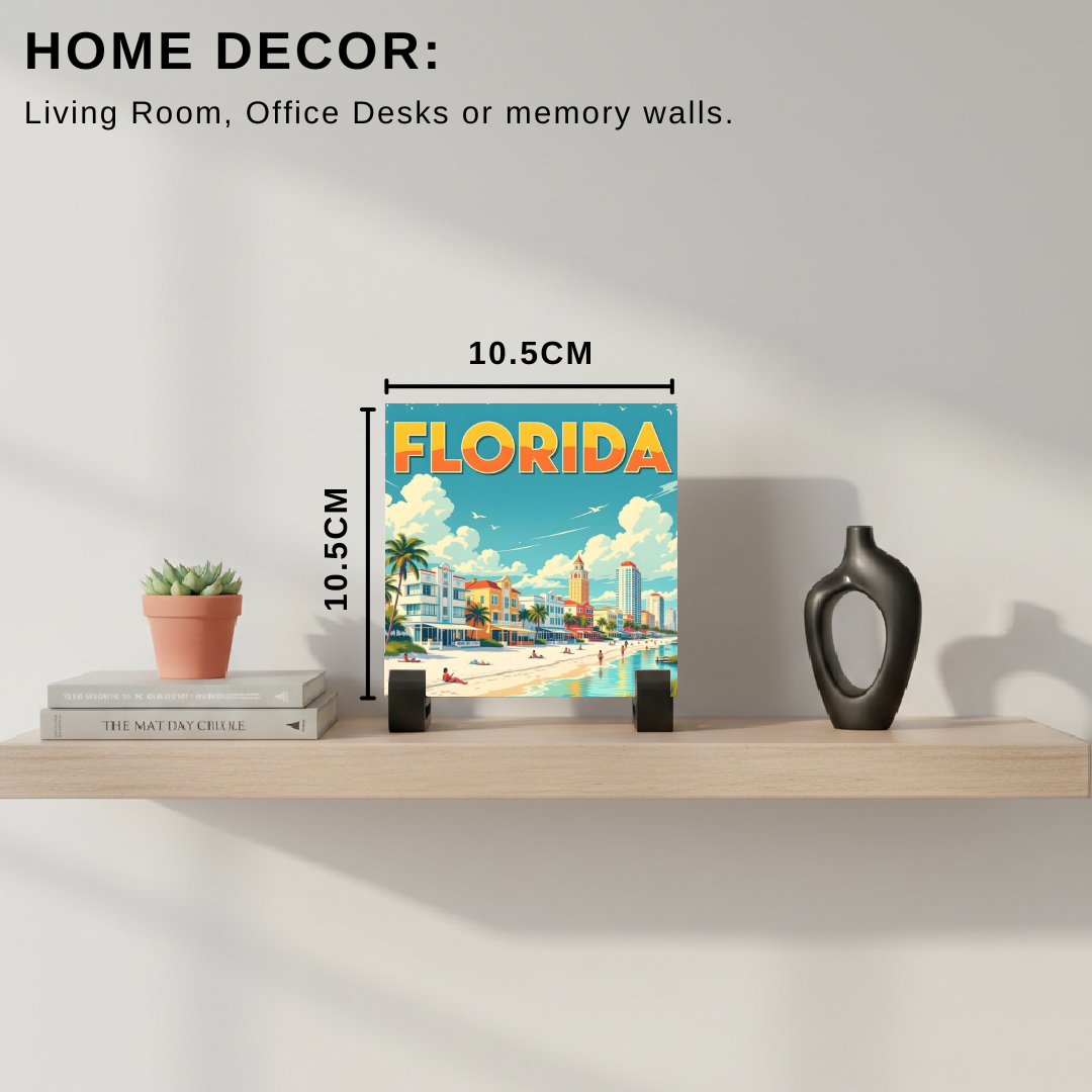Ceramic Tile - Art Decor: FLORIDA