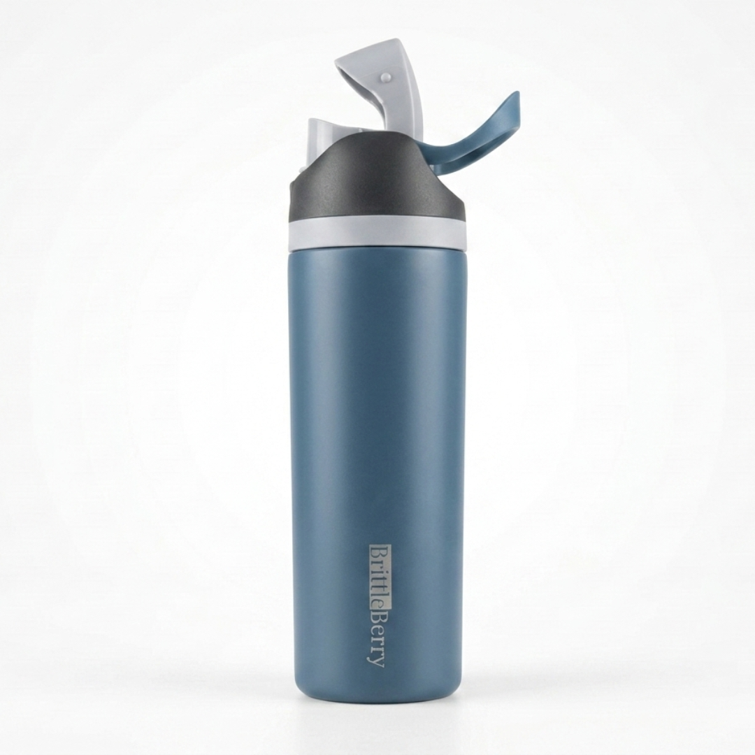 BrittleBerry FrogFlux Bottle 550ml - Blue Oasis