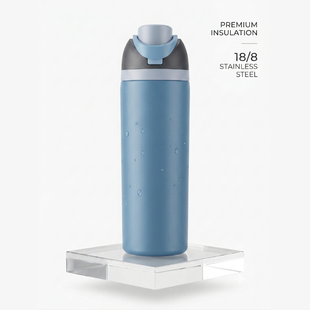 BrittleBerry FrogFlux Bottle 550ml - Blue Oasis
