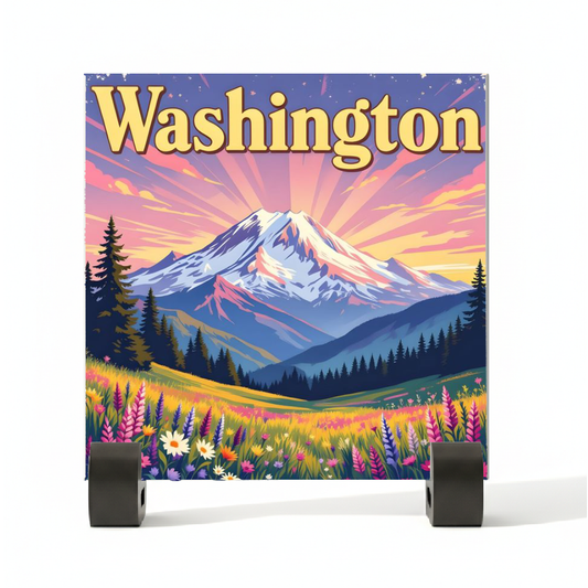 Ceramic Tile - Art Decor: Washigton