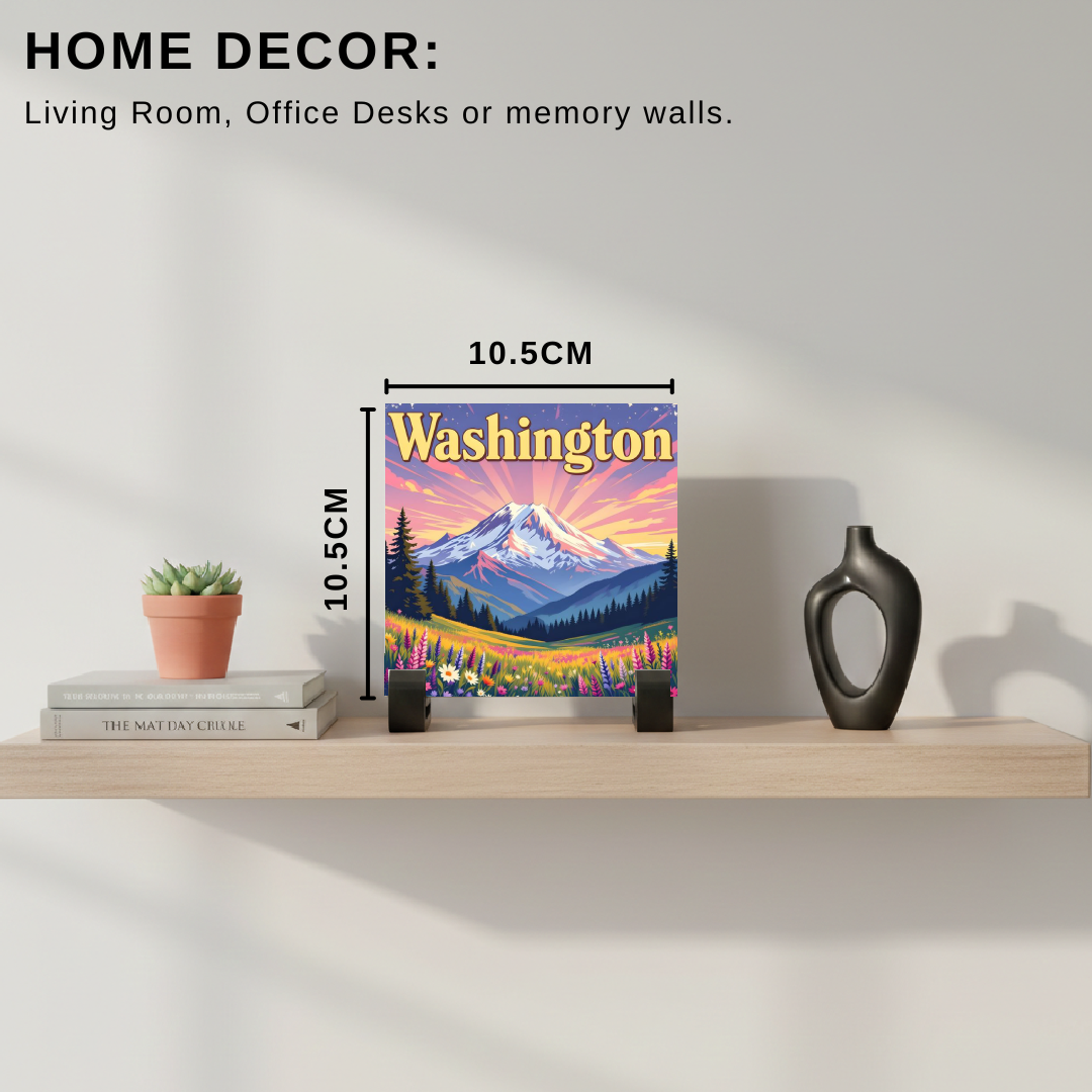 Ceramic Tile - Art Decor: Washigton