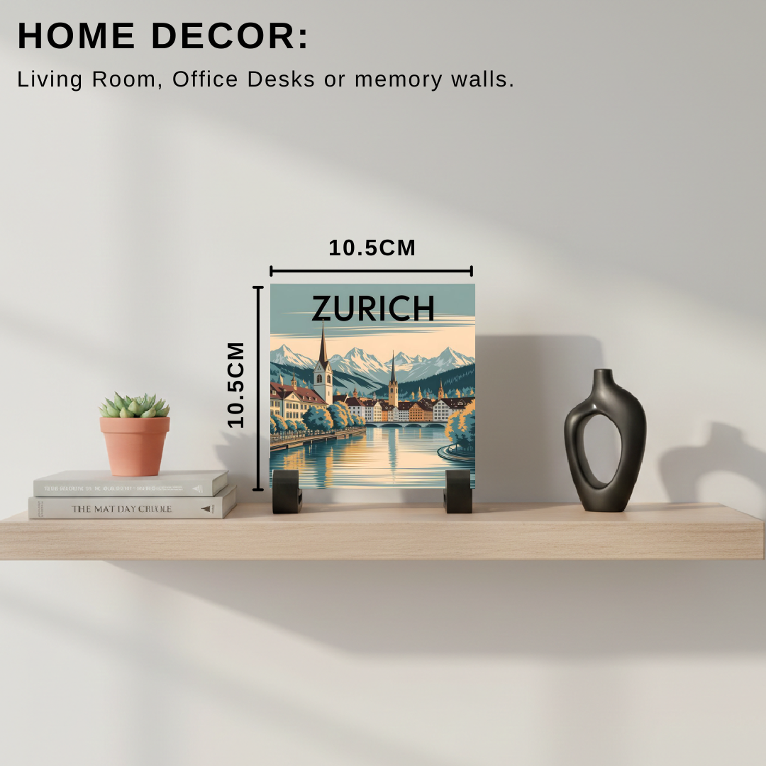 Ceramic Tile - Art Decor: Zurich