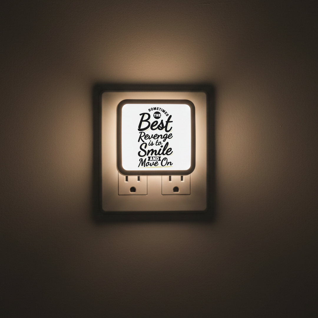 Sometimes The Best Revenge Is To Smile And Move On - LED Lamp