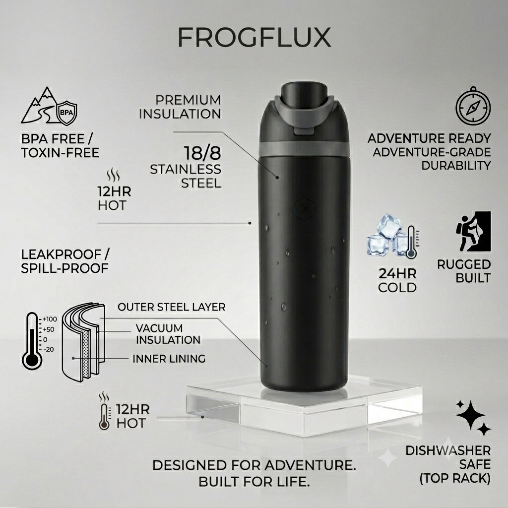 BrittleBerry FrogFlux Bottle 550ml