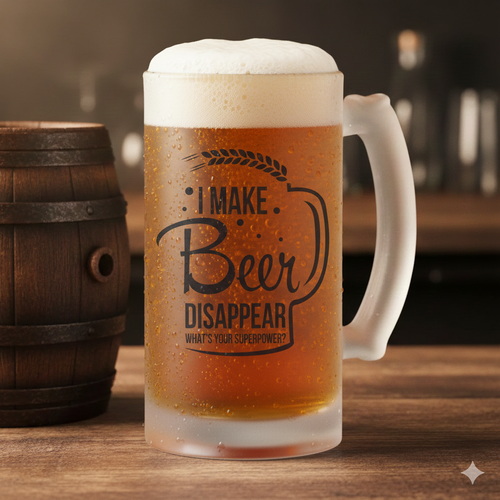 What's Your SuperPower - Beer MUG