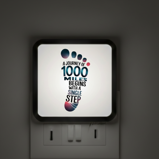 BEGINS WITH A SINGLE STEP - LED Lamp