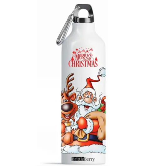 Aluminium Water Bottle - Merry Christmas