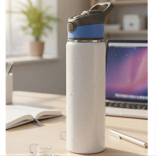 Single Wall Aluminium - With Grey Blue Cap